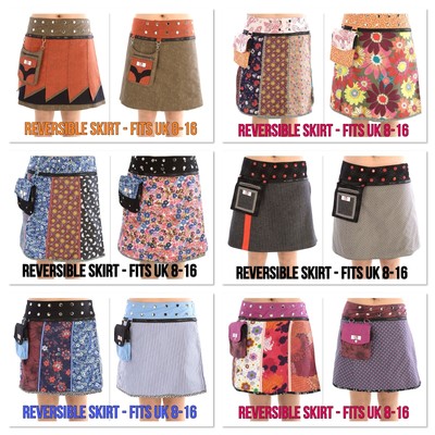 Reversible Skirt - 2 Skirts in 1 plus a 