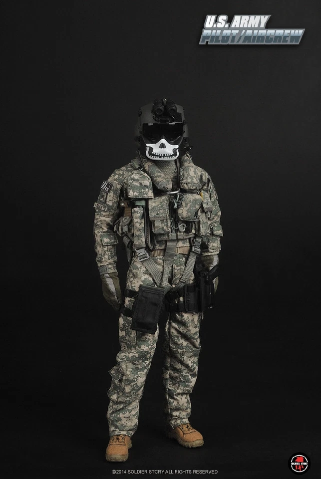Figura Modelo Soldier Story SS087 Piloto/Tripulación Aérea Ejército de los Estados Unidos 1/6 EN STOCK Foto 3 de 4