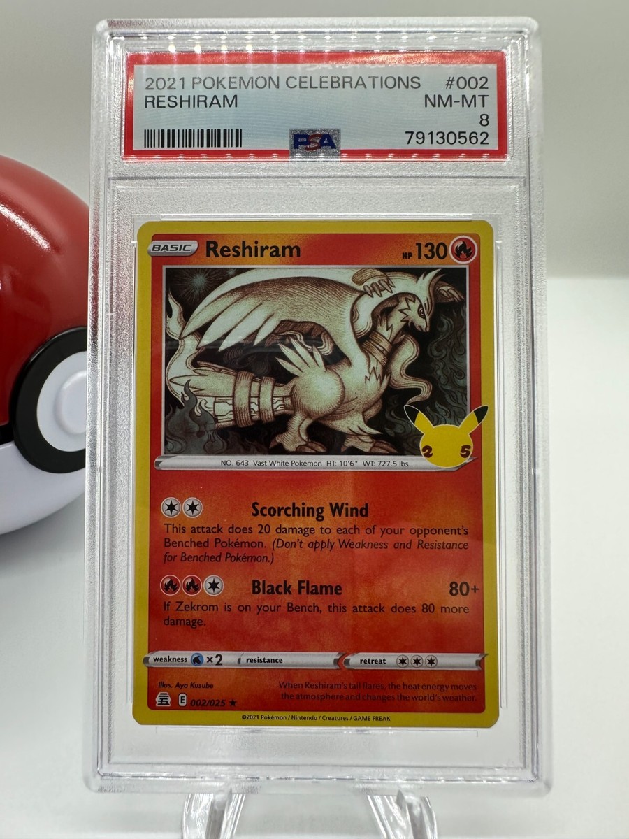 Reshiram 002/025 Celebrations Holo for sale online | eBay