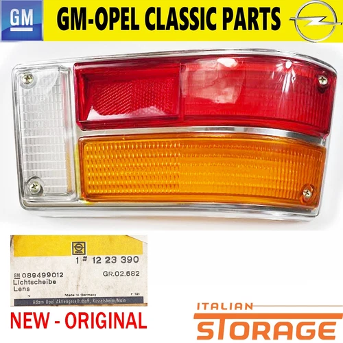 OPEL KADETT RALLYE B Plastic Rear Tail Light Right New 1223390 89499012