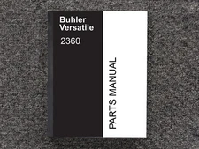 BUHLER VERSATILE WHEEL TRACTORS 2360 Parts Catalog Manual