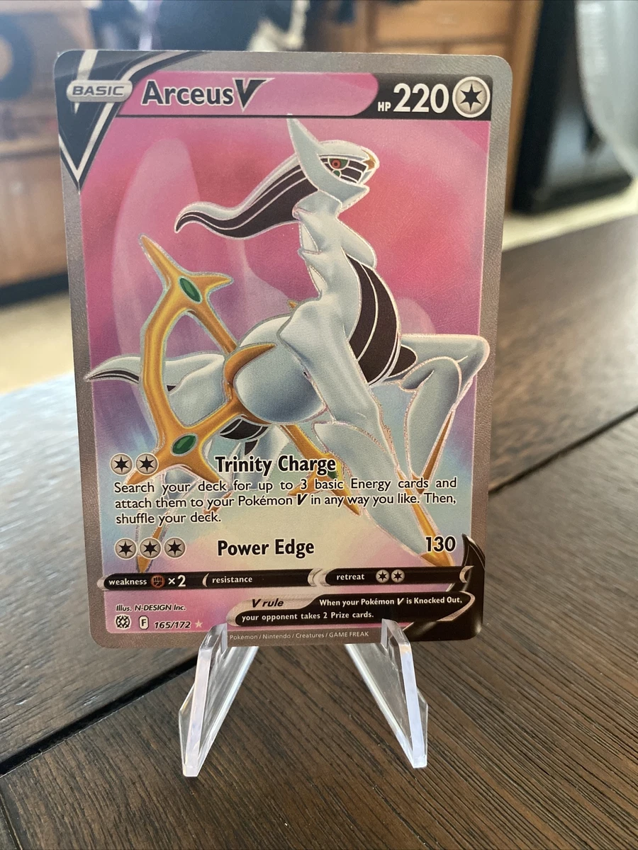 Arceus V 165/172 - Brilliant Stars - Ultra Rare Pokemon Card - Full Art