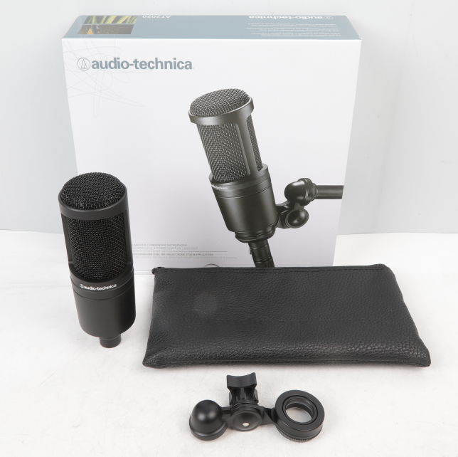 New Audio-Technica AT2020 Cardioid Condenser Studio XLR Microphone IN BOX