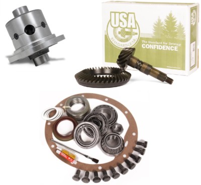 Dana 80 Rearend 3.73 Ring and Pinion 35 Spline Duragrip Posi USA Std Gear Pkg