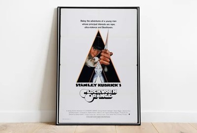A Clockwork Orange 1 - Stanley Kubrick - Vintage Art Print - Wall Art Print