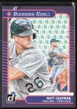 2021 Donruss Diamond Kings Liberty Matt Chapman Oakland Athletics #11