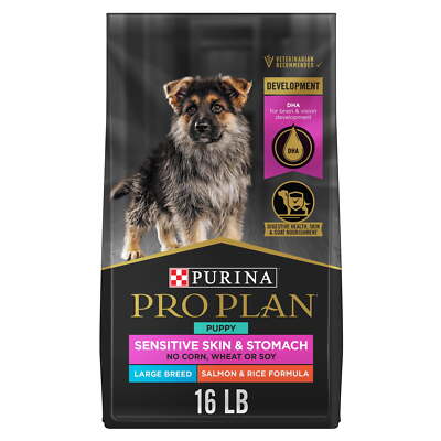 Dry Dog Food for Large Breeds, Sensitive Skin & Stomach,16 lb Bag