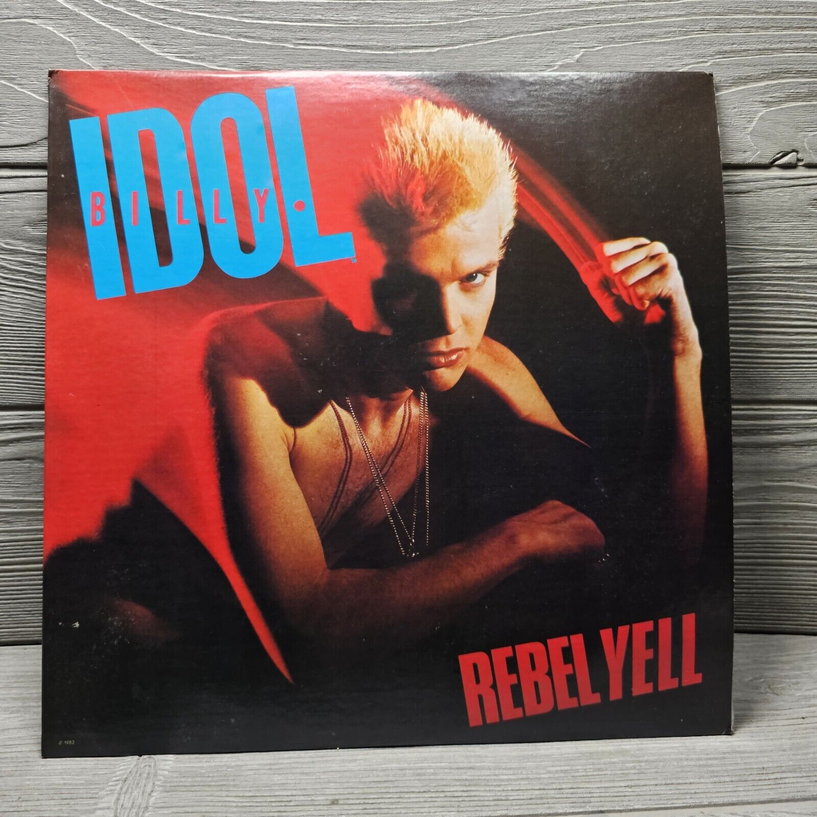 BILLY IDOL  “REBEL YELL” LP 1983 CHRYSALIS FV41450