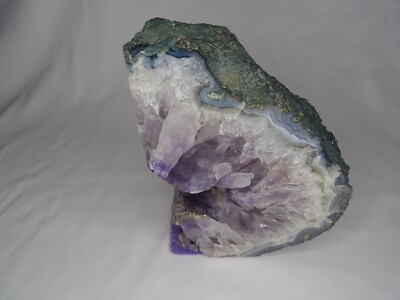 Beautiful Agate Geode Amethyst Decoration (Broken) Home Decor 5 lb 3.7 oz 