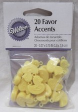 Wilton Baby Shower Favors MINITURE YELLOW DUCK DUCKY 20 pcs