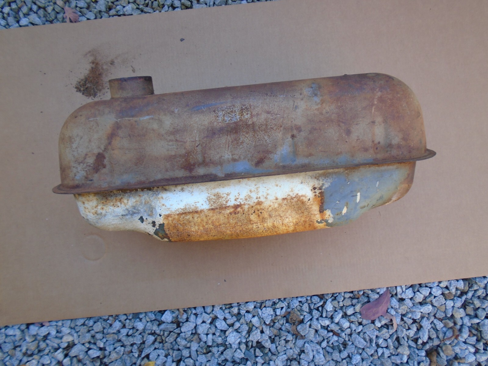 VW oval gas tank, 5558ish straight, good original condition w/gauge hole RARE eBay