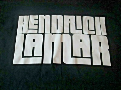 KENDRICK LAMAR Bish Don't Kill My Vibe T-Shirt Black Size Medium Double-Sided