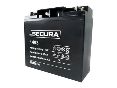 Gel-Batterie 12V 20Ah passend Castelgarden, u.a. XT | ET | GT | CT | TC | PTX
