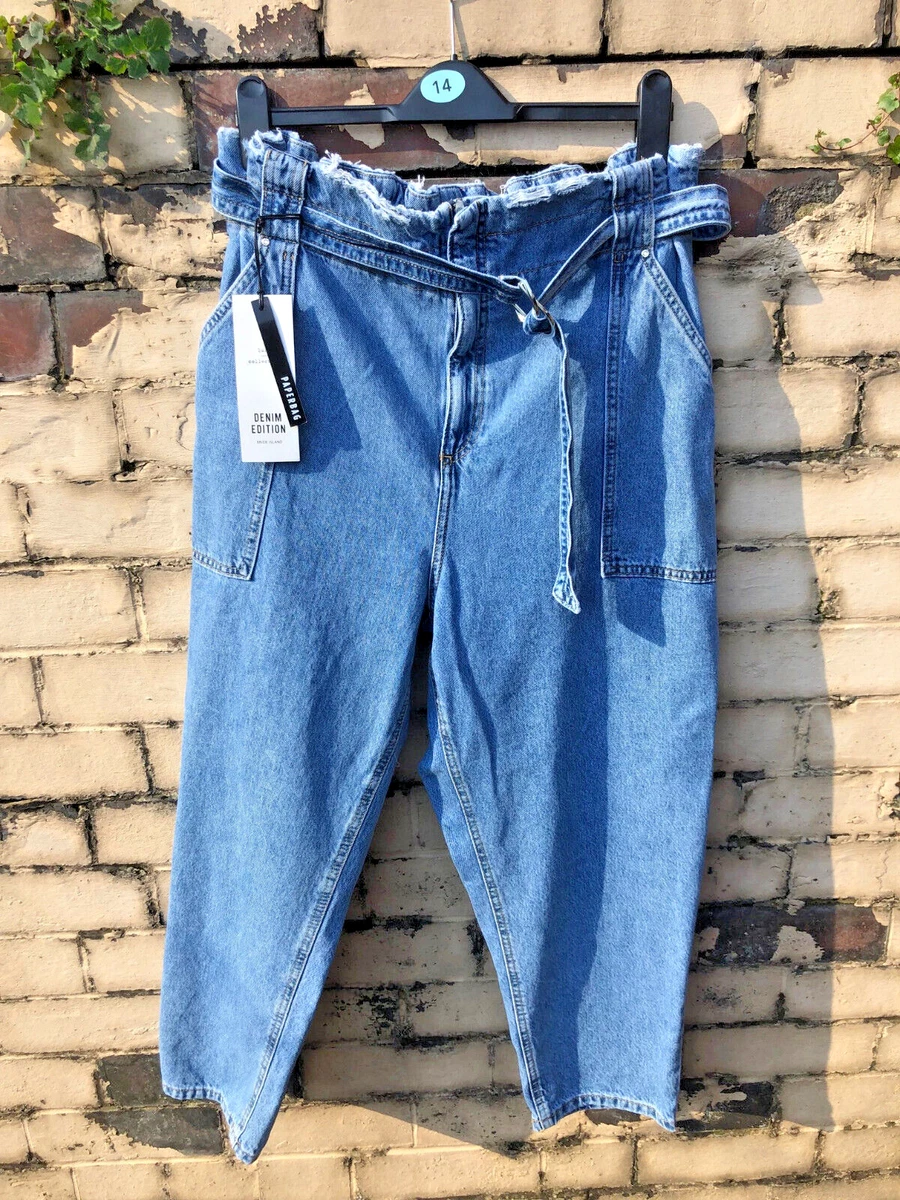River island paperbag jeans 2025