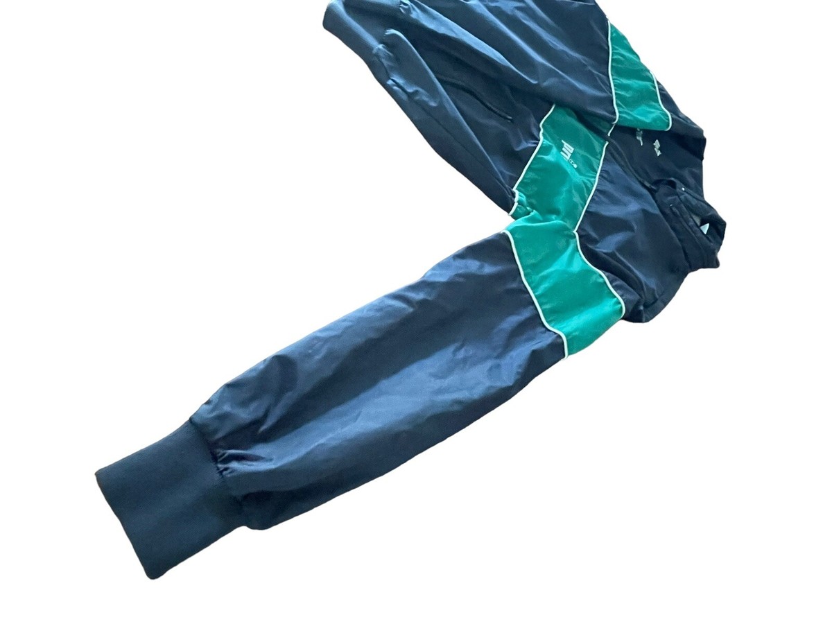 Survêtement Vintage Prince Tennis – Veste Et Pantalon – Bleu/vert Avec Capuche – Années 90