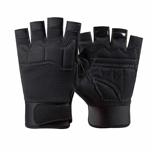 Men Tactical Outdoor Sports Gloves Motorcycle Cycling Hunt Half Finger Mittens ∂ - Picture 7 of 17