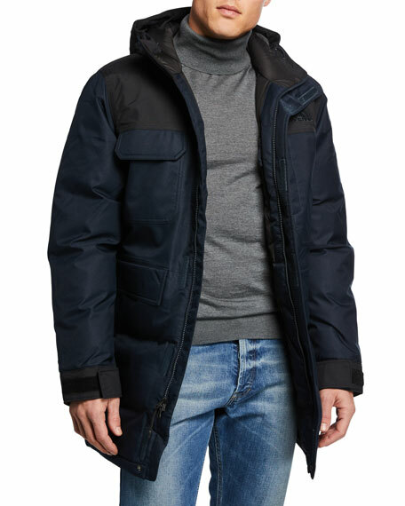 north face mcmurdo parka blue