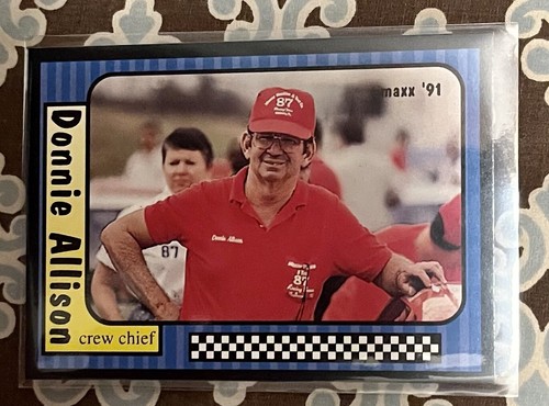 Maxx Sammlung Rennkarten 1991 Donnie Allison Karte 117 von 240 Crew Chief