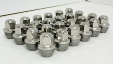 Set of 24 New Takeoff 2015-2025 Ford F-150 Factory OEM Polished Lug Nuts