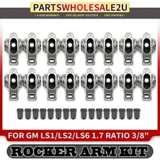 17-4PH Stainless Steel Roller Rocker Arm Set for GM LS1/LS2/LS6 1.8 Ratio3/8"