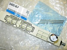 SMC SV4000-N0-P Adjustable Pneumatic / Air Interface Regulator with PSI Gauge