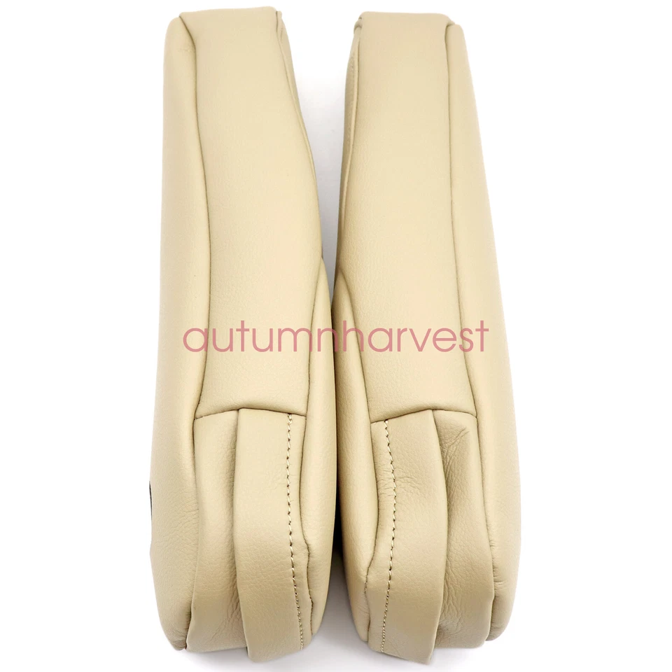 Nuevo para Honda CR-V CRV 2007-2009 cuero asiento delantero reposabrazos cubierta beige Foto 2 de 4