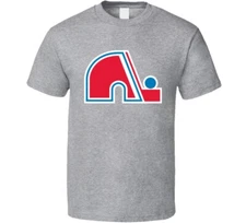 Quebec Nordiques Retro Wha Hockey Team Logo Cool T Shirt 