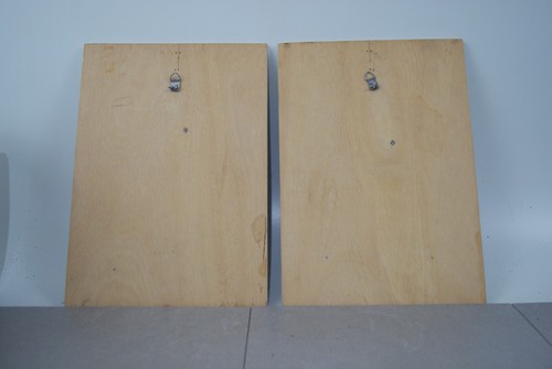 Panel placa madera tallada D. Zeballos matrimonio sudamericano hombre/mujer - Imagen 9 de 9