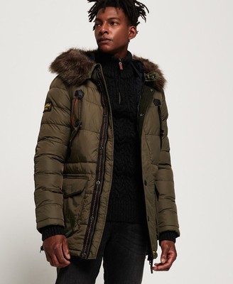 superdry khaki parka