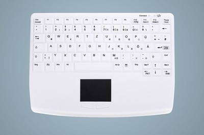Active Key AK-4450-GUVS-W/GE, Mini, Kabelgebunden, USB, Membran Key Switch, QWER