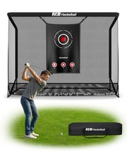 10x7.5ft Golf Practice Net w/Target Cloth Large Ball Collection Golf Hitting Net