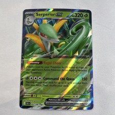 Pokémon TCG Black Bolt Serperior EX Double Rare Holo Card 003/086