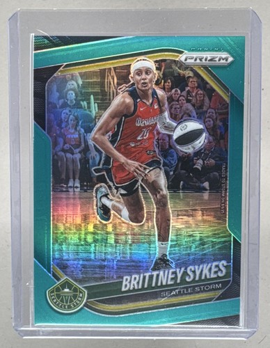 Brittney Sykes 2025 Panini WNBA Prizm #121 Teal /49