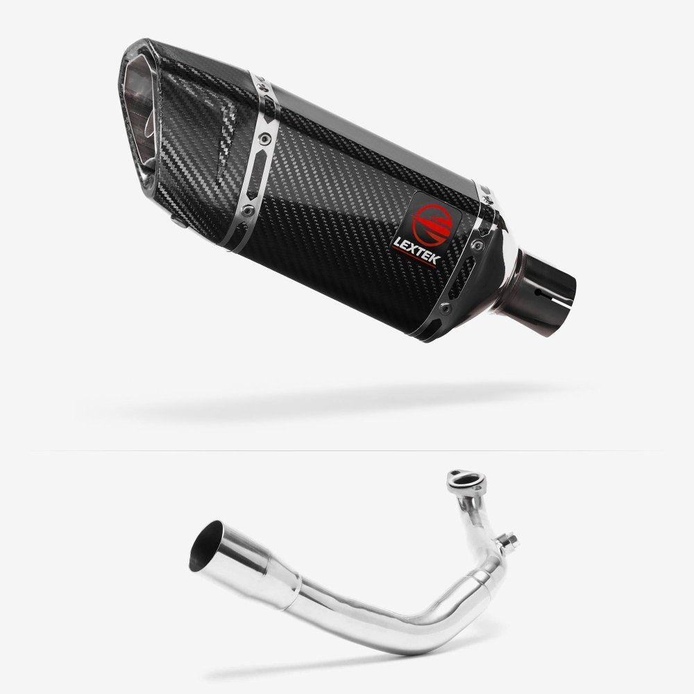 Lextek SP11C Exhaust System 200mm for Lexmoto Chieftain / Apollo