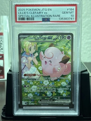 Lillie's Clefairy EX 184/159 PSA 10 Journey Together Gem Mint