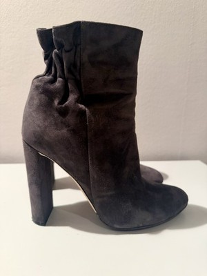 Original Dior Stiefeletten Wildleder Grau Gr 39,5