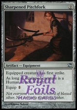 Sharpened Pitchfork 2x FOIL ISD MTG Innistrad Uncommon MINT artifact