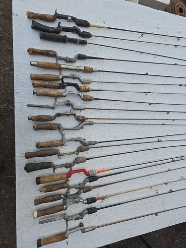 Vintage Steel Fishing Rods Lot Of 20 Gep-rod George Hine True Temper Pre-max