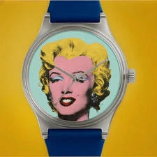 Andy Warhol Marilyn Monroe Velvet Underground Art Gift Wrist Watch Wristwatch