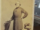 Illinois Civil War Chaplain in Springfield cdv photograph