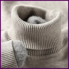 Sweatwear Mens Anti-pilling High Quality Knitted Turtleneck Sweater Slim Fit.