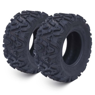 26x11-12 ATV Tire Tubeless All-Terrain Off-Road Mud Trail Tires Set of 2