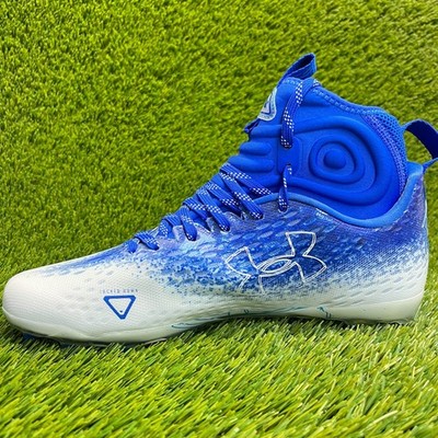 Under Armour Spotlight Lux MC 2.0 Mens Size 9.5 Blue White