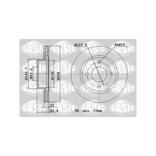 Disque de frein Mazda 121