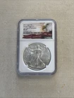2021 $1 Type 1 American Silver Eagle NGC MS69 Brown Label