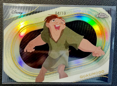 Quasimodo Black /10 2025 Topps Chrome Disney !Surface DEFECT! The Hunchback