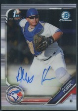 2019 Bowman Chrome 1st Autograph Alejandro Kirk RC Rookie Blue Jays Multiple