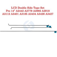 2X LCD Double Side Adhesive Strip Sticker Tape for MacBook Pro 14" A2918 M3 2023