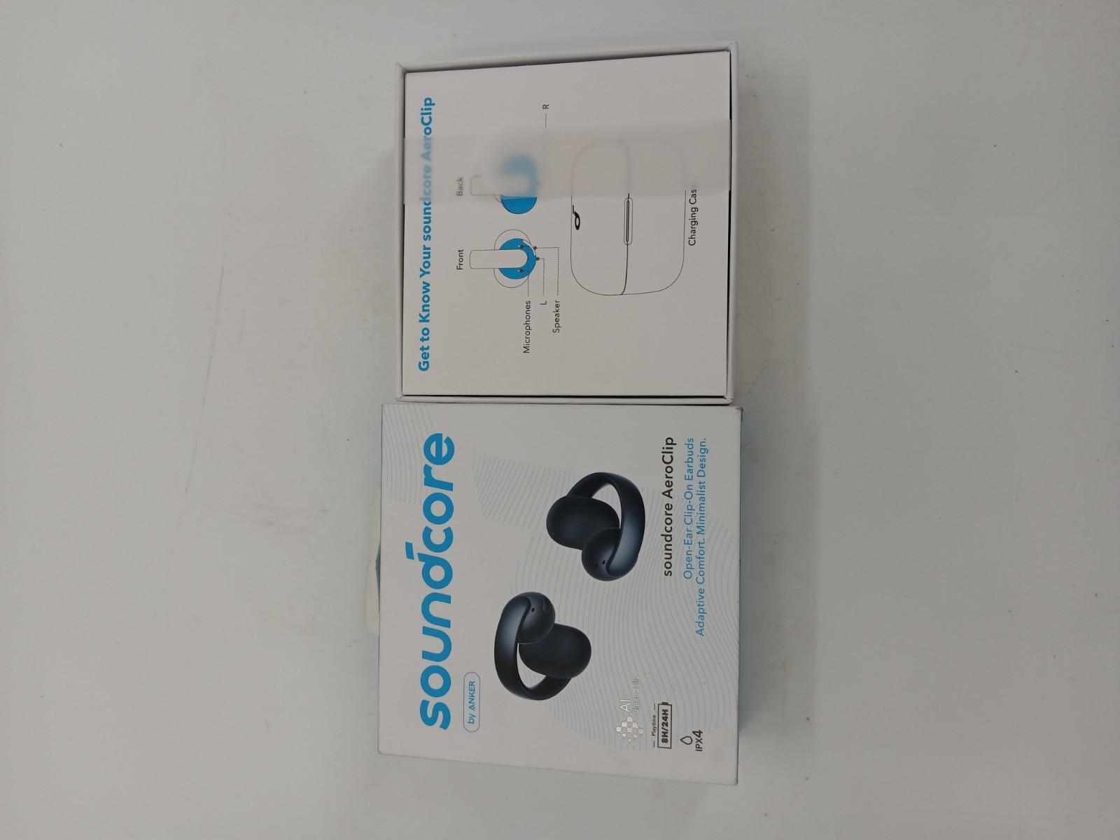 Soundcore by Anker AeroClip Open Ear Clip On Earbuds Black A3388Z11