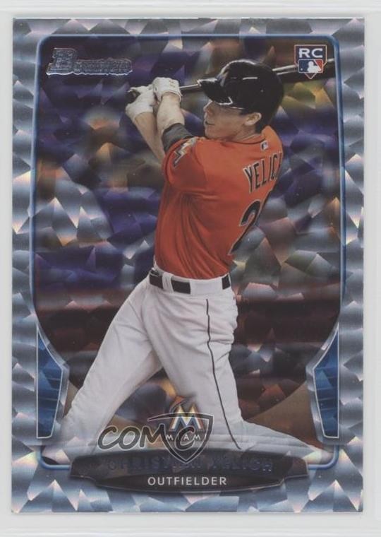 2013 Bowman Draft Silver Ice Christian Yelich #40 05pr